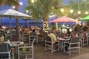 Tiki Bar & Grill patrons share stories after Hurricane Matthew in Sebastian.