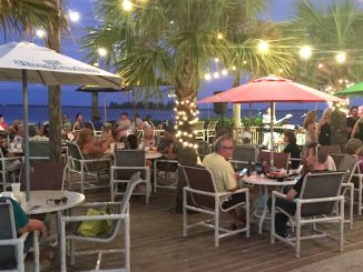 Tiki Bar & Grill patrons share stories after Hurricane Matthew in Sebastian.
