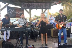 Nightfly performs during their album debut at Sebastian Tiki Bar & Grill.