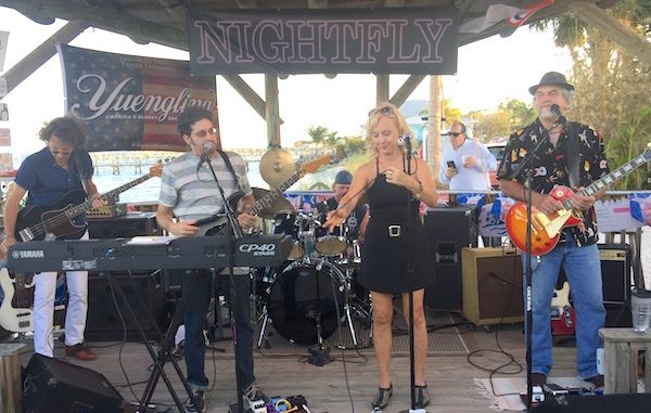 Nightfly performs during their album debut at Sebastian Tiki Bar & Grill.