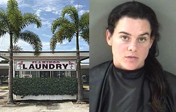 Vero Beach laundromat victim catches woman stealing clothes.