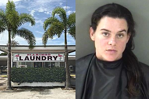 Vero Beach laundromat victim catches woman stealing clothes.