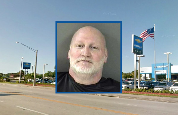 Vero Beach Dyer Chevrolet calls police about unruly customer.