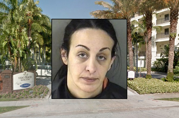 Woman arrested after throwing items in Vero Beach hotel.