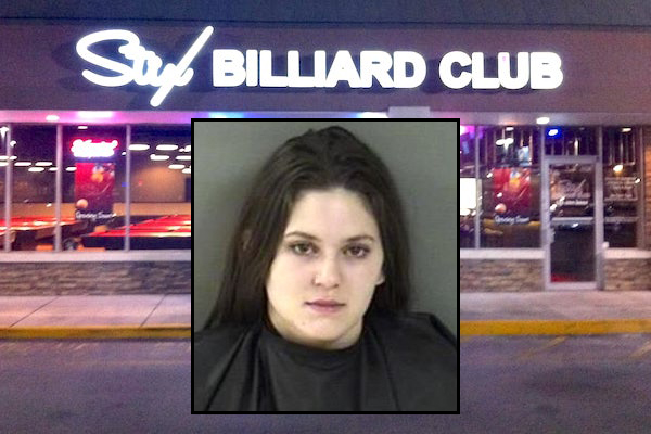 Woman hits boyfriend at Vero Beach establishment.