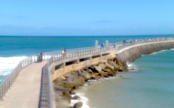 Sebastian Inlet fishermen are reporting human feces left on handrails of the North Jetty.