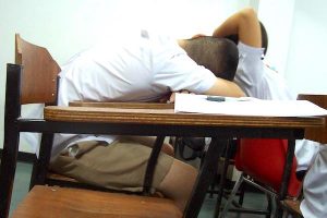 Study finds 85 percent of students don't get enough sleep.