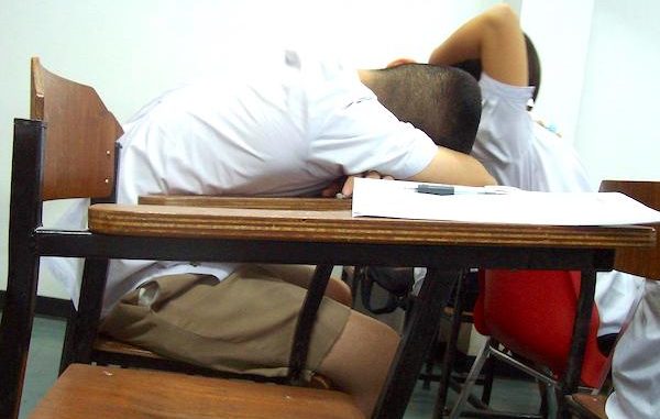 Study finds 85 percent of students don't get enough sleep.