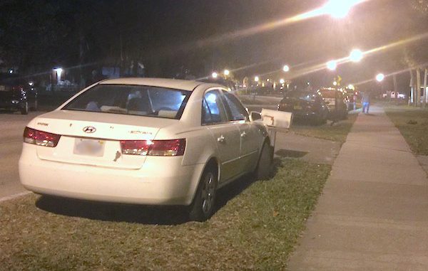Vehicles are not allowed to park on the side of the road on Indian River Drive in Sebastian.