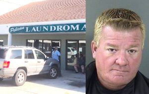 A worker for the Indian River County Firefighter's Fair was arrested for stealing from a Sebastian laundromat.