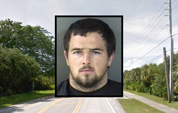 Indian River Shores Police arrest Vero Beach man on Highway A1A.
