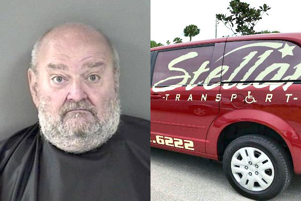 Naked man found in van with a fire extinguisher in Vero Beach.