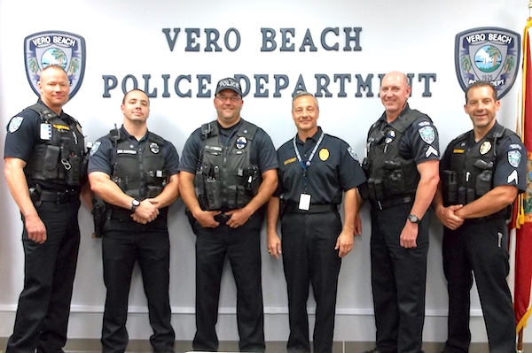 Officers from the Vero Beach Police Department will participate in the March of Dimes' Beards for Babies.