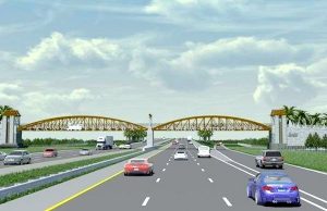 A new overpass near the Sebastian I-95 exit will honor the old railroad.