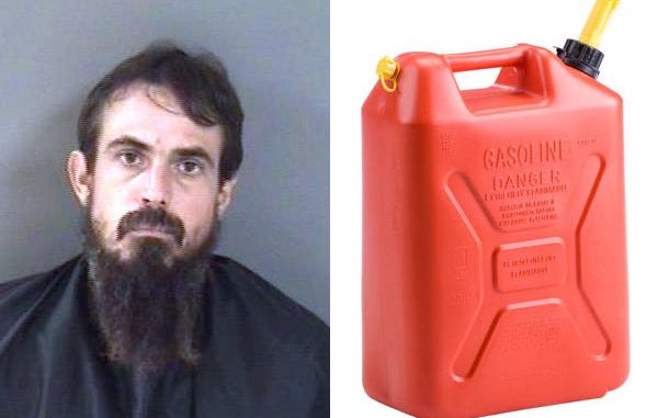 Vero Beach man caught siphoning gas from cars in church parking lot.