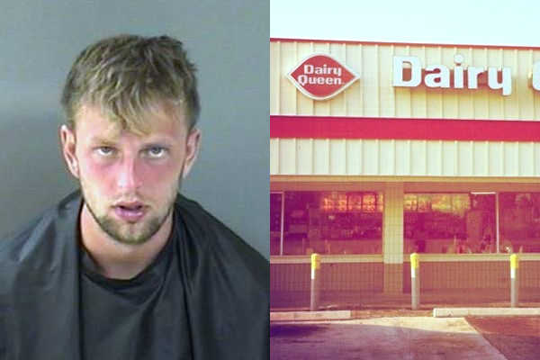 Fellsmere Dairy Queen manager calls police after man trashes bathroom with feces and urine.