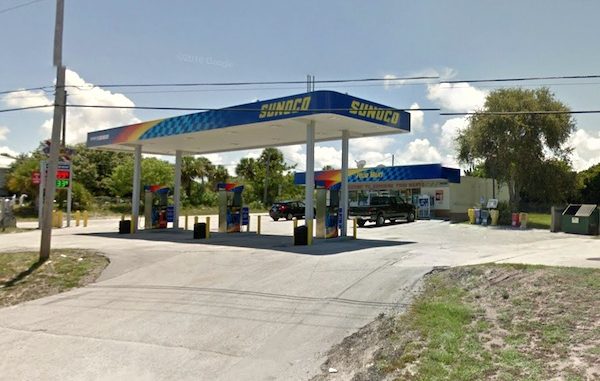 Sunoco gas station in Micco call Brevard County Sheriff's Office about a suspicious suitcase.