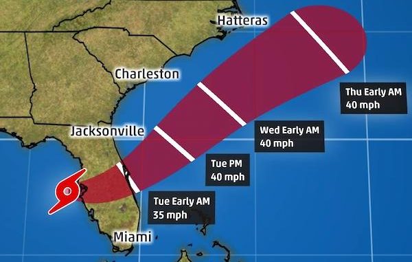 Tropical Storm Emily will bring heavy rains and gusty winds to Sebastian and Vero Beach.