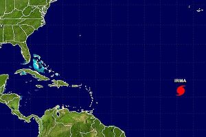 Hurricane Irma is quickly gaining strength as it moves closer towards Sebastian and Vero Beach.