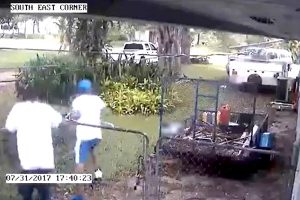 Police are searching for burglary suspects in Vero Beach.