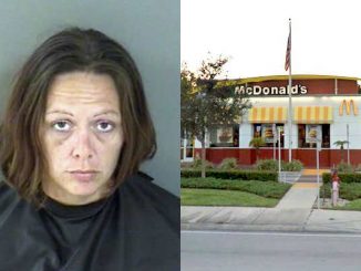 Vero Beach woman was arrested at a McDonald's after she spit, kicked, and punched the restaurant manager.