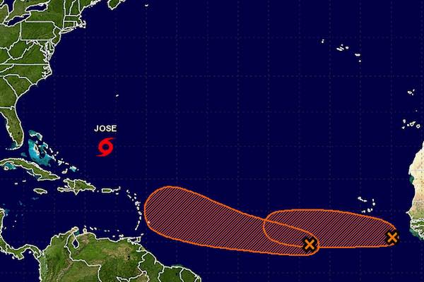 There's only a slight chance of further development of two tropical waves in the Atlantic Ocean.