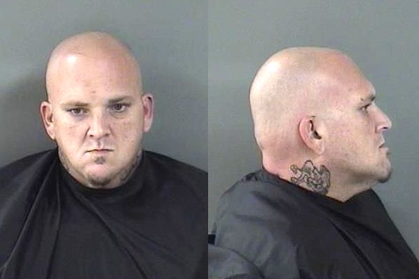 Vero Beach man causes problems for arresting officer on the way to jail.