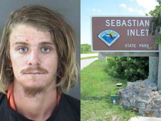 Family at Sebastian Inlet State Park called police after a man allegedly threatened them with a gun.