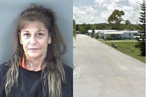 A woman in Sebastian allegedly stabbed her husband during an argument.