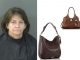 A woman was arrested at the Dillard's department store in Vero Beach after stealing two expensive purses.