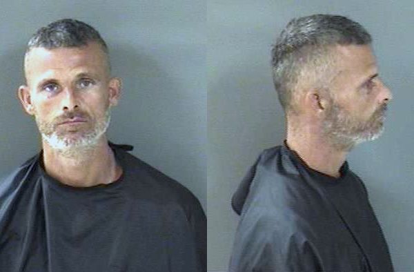 A Vero Beach man was arrested after he threatened two men with a machete.