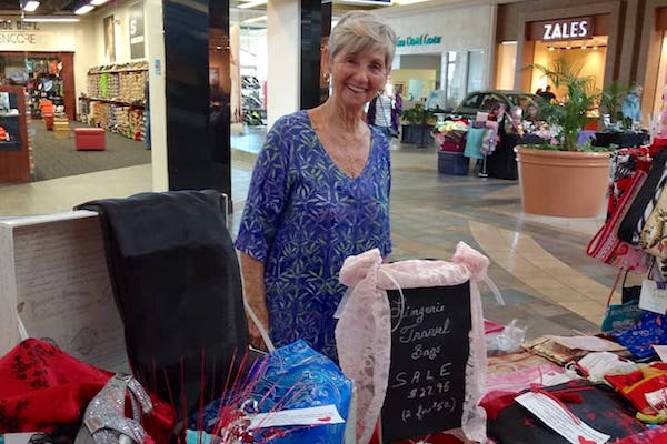 Pictured is vendor Judy Roberts.
