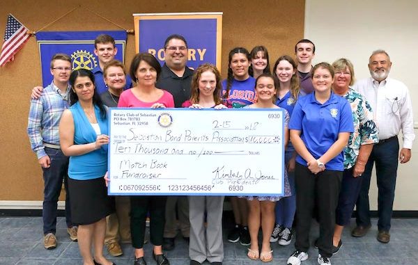 Rotary Club makes large donation to SRHS Band.