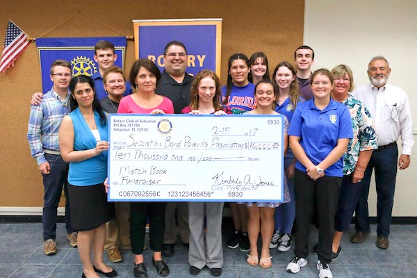 Rotary Club makes large donation to SRHS Band.
