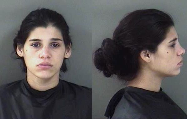 Antonia Serdaru was seen twice at the enterance of Walmart in Vero Beach begging for money with a child.