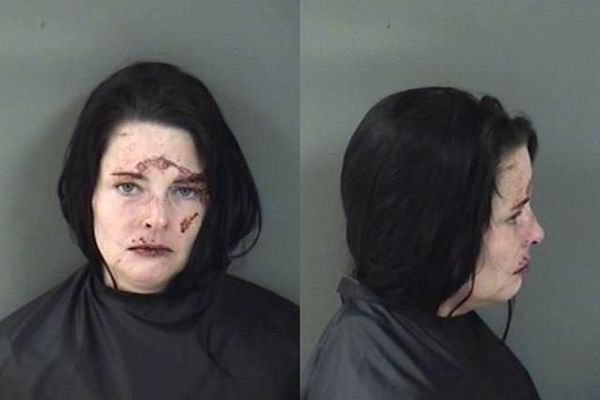A Sebastian woman who has a tattoo on her lower back that declares "Only I can judge me" is back behind bars.