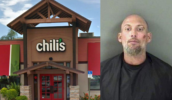 Man punches cars and challenges people to a fight at Chili's in Vero Beach.