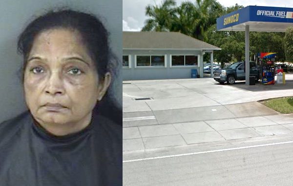 Vero Beach gas station clerk tries to cheat lottery winner out of $10k.