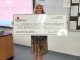 Vero Beach Applebee's Presents $500 to Above and "BEE"yond Teacher Contest Winner.
