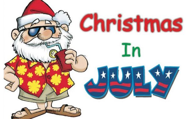Christmas in July will be at Riverview Park in Sebastian, Florida.