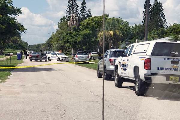 A man was found dead of a suicide at his neighbor's home in Sebastian, Florida.