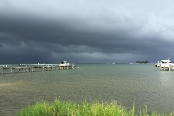 Storm causes problems for many boaters along the river in Sebastian, Florida.