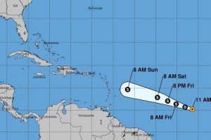 Tropical Depression Two advisory from National Hurricane Center.