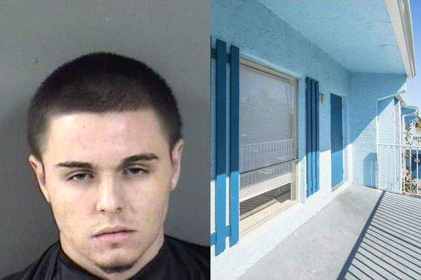 A man was arrested with a stash of drugs at his apartment in Vero Beach, Florida.