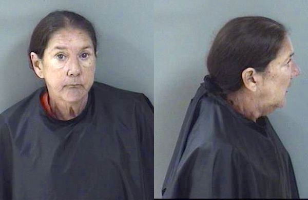 A woman was arrested at Walmart after crashing her car into a light pole in Vero Beach, Florida.
