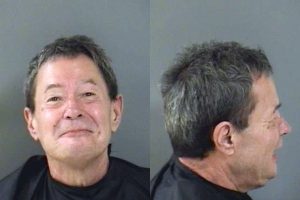 A man was arrested on a charge of criminal mischief in Sebastian, Florida.