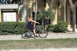 Human propelled bicycles are allowed on sidewalks in Sebastian, Florida.