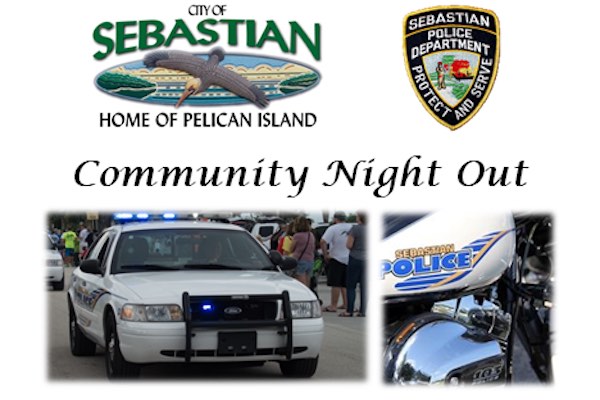 Community Night Out in Sebastian, Florida.