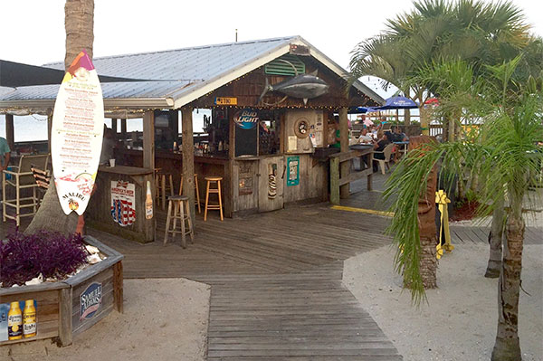 Tiki Bar in Sebastian, Florida.