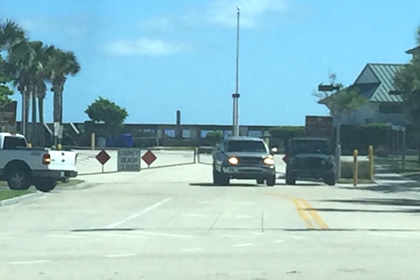 Wabasso Beach closed.